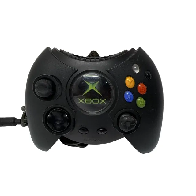 Microsoft Duke Wired Game Controller X08-17160 Original Xbox Black 10ft