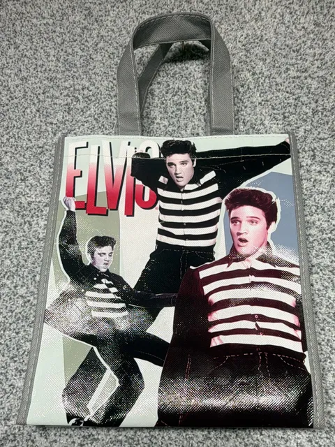 Elvis Presley Jailhouse Rock Small Reusable Shopping Tote Bag