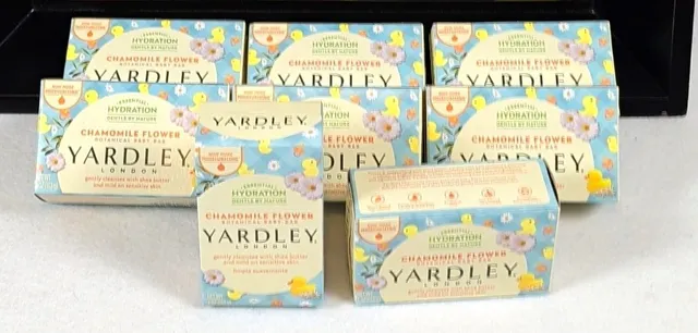 Yardley London Essential Hydration Botanical Baby Bar Chamomile 8/4 oz Multipack