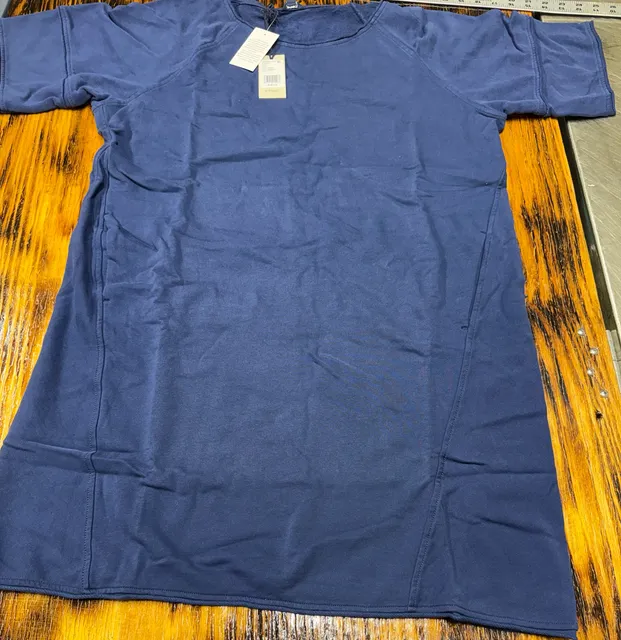 Buffalo David Bitton Short Sleeve T-Shirt Size L Blue 100% cotton