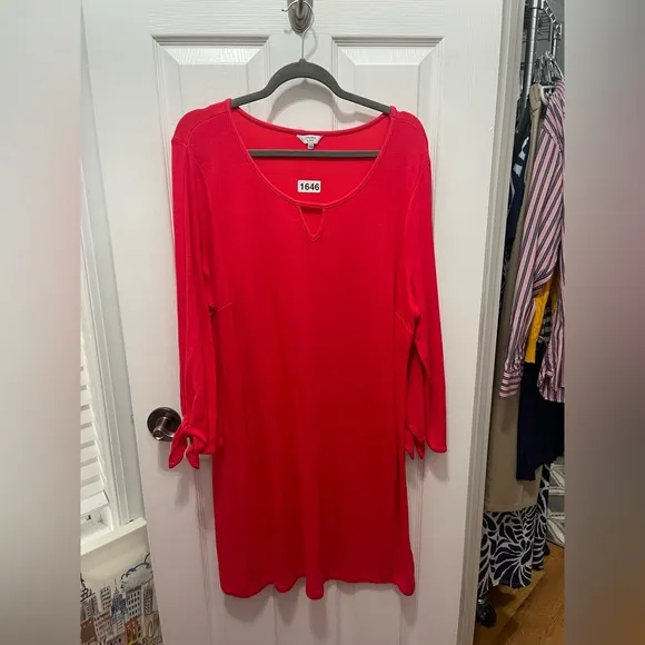 Crown & Ivy Red Midi Dress