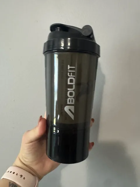 Boldfit Spider Shaker Gym Bottle 500ml Black