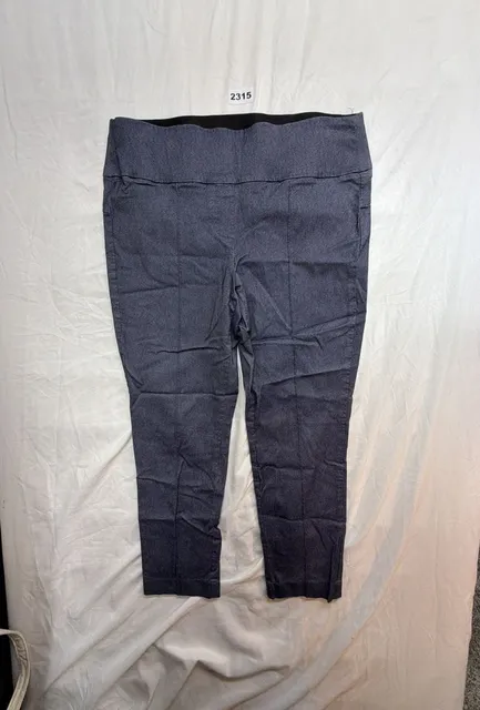 Nine West Skinny L Short Pants Blue Denim Crop