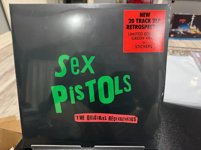 Sex Pistols The Original Recordings 2LP Limited Edition Green Vinyl