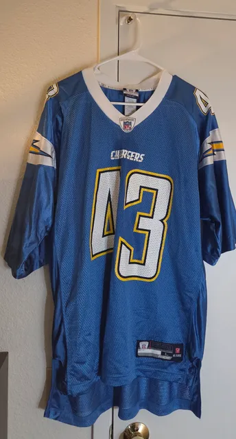 Reebok San Diego Chargers Sproles 43 Jersey Size L Blue