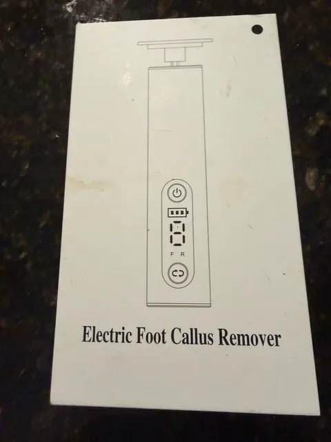 Electric Foot Callus Remover Kit Rechargeable Pedicure Tool Black