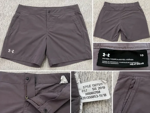 Under Armour Tide Chaser 7” Shorts Women’s Size 10 Gray HeatGear 1327511