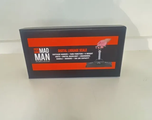 Mad Man Digital Luggage Scale Black