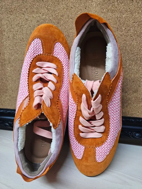 Gentle Souls Juno Knit Sneaker Brown Multi
