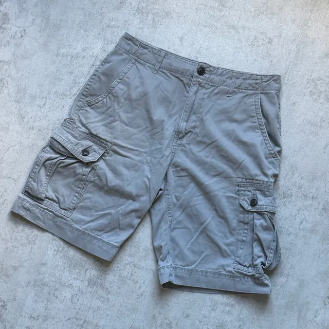Arizona Jean Company Cargo Shorts Size 30 Gray Cotton