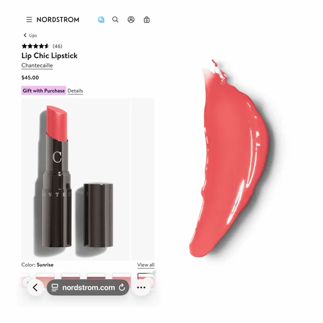 Chantecaille Lip Chic Lipstick in Shade Sunrise. NIB!