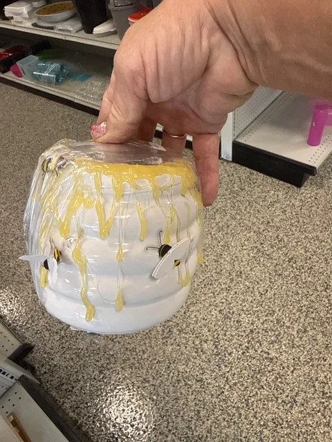 Ceramic Honey Pot Beehive Decor