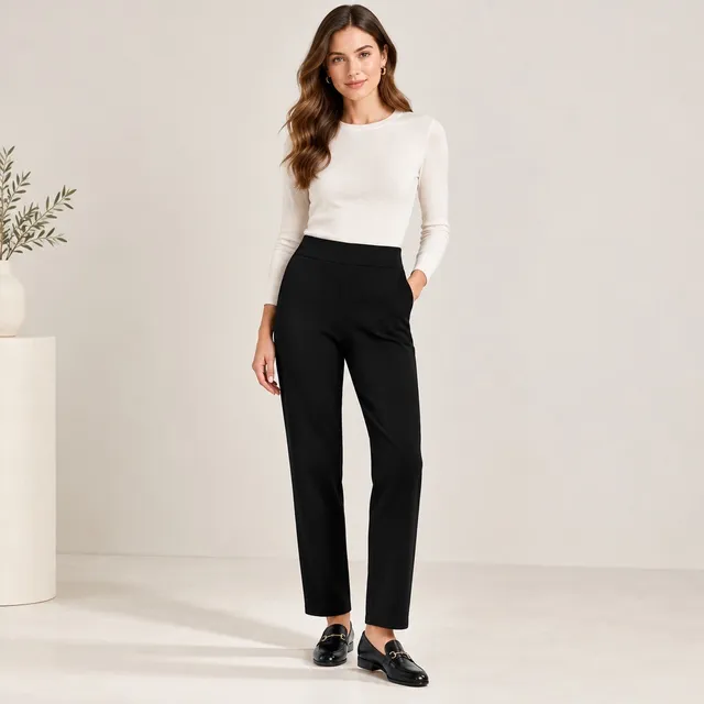 Pure Jill Affinity French Terry Slim Leg Pants Size XL Petite