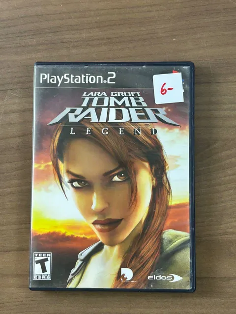 Lara Croft Tomb Raider Legend PS2 PlayStation 2 2006 Game With Field Notes