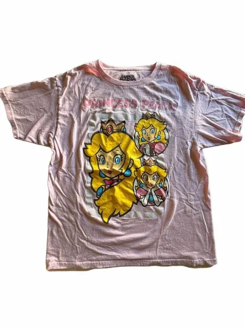 Super Mario Princess Peach T-Shirt Pink