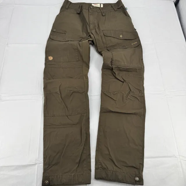 Fjallraven Vidda Pro Trousers Mens EU 50 US 34 Long Brown Hiking Pants