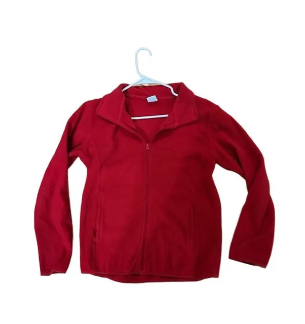 Top Of The World Fleece Jacket Size M Red Full Zip