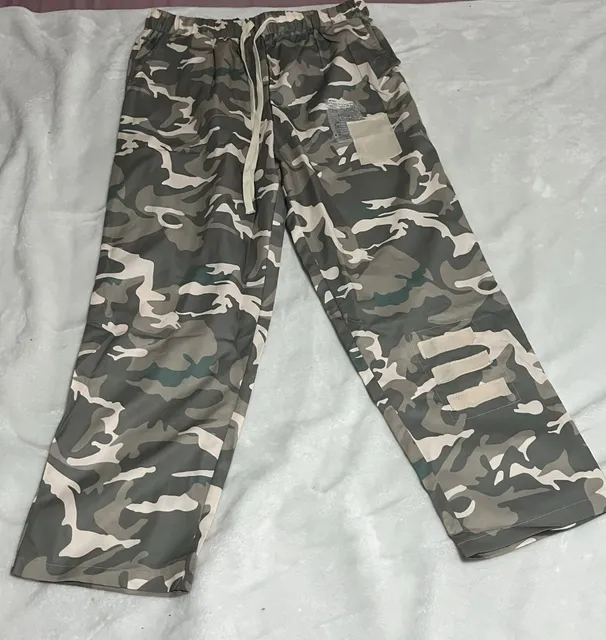 Unbranded Camouflage Lounge Pants Size XL Drawstring Sequin Patch