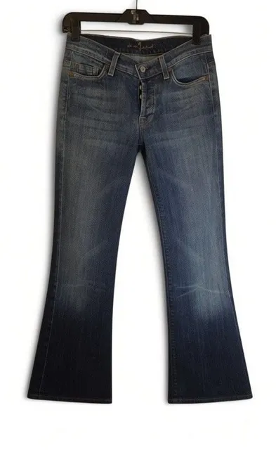 7 For All Mankind Boycut Jeans Size 27 Blue