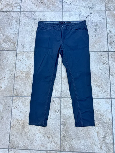 Michael Kors Parker Slim Fit Pants Size 38/32 Blue