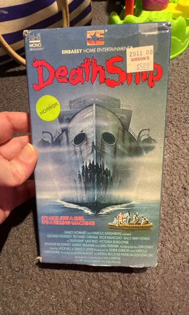 Death Ship Embassy Home Entertainment VHS