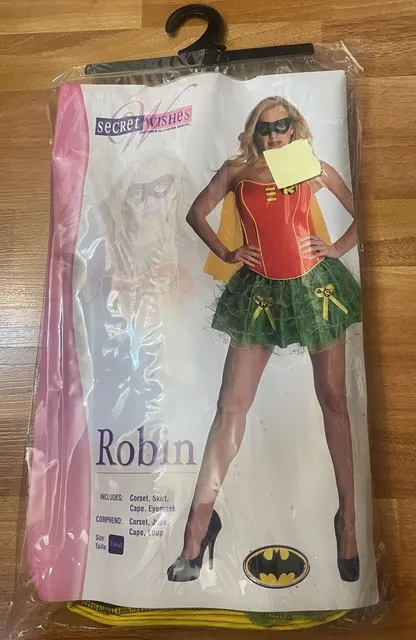 Secret Wishes Robin Costume Size X-Small DC Comics Batman