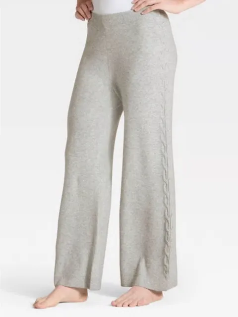 Auden Light Gray Knit Maxi Skirt XS