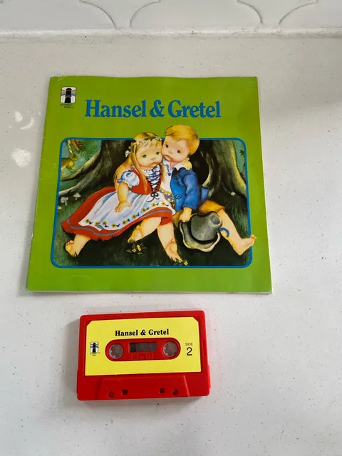 The Rainbow Works Hansel & Gretel Book and Cassette Tape 1986