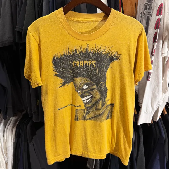 1980s The Cramps Bad Music For Bad People Large Shirt 
