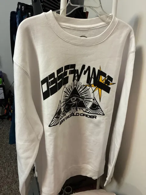 Observance new world order men’s xxl new wo tags crew neck sweatshirt
