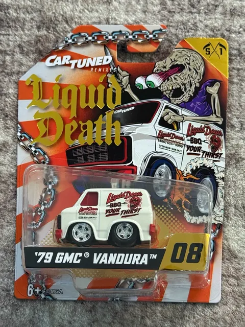 Cartuned Liquid Death 1979 GMC Vandura Toy Vehicle