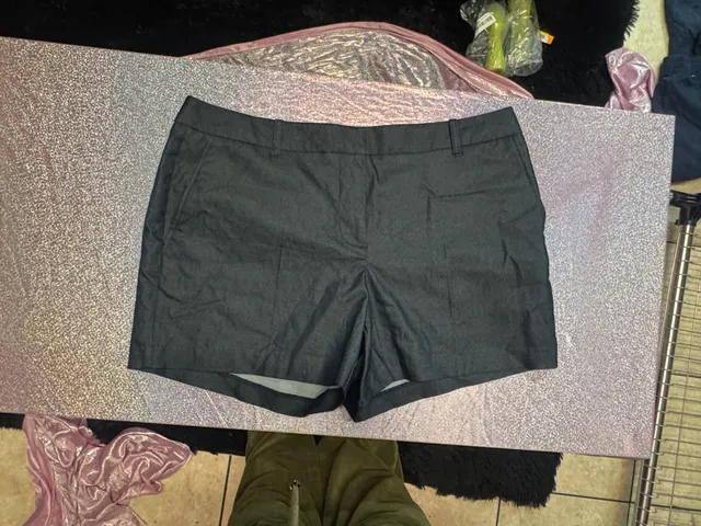 Attention Tailored Shorts Size 12 Dark Gray