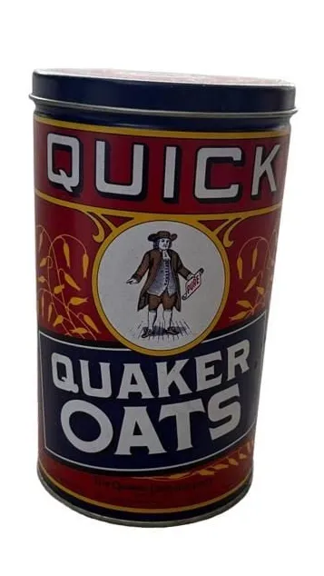Quaker Oats 1990 Limited Edition Replica Tin Can