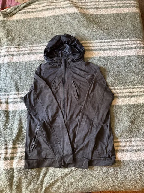 Jordan Dri-Fit Full Zip Hoodie Size XL Gray Jacket