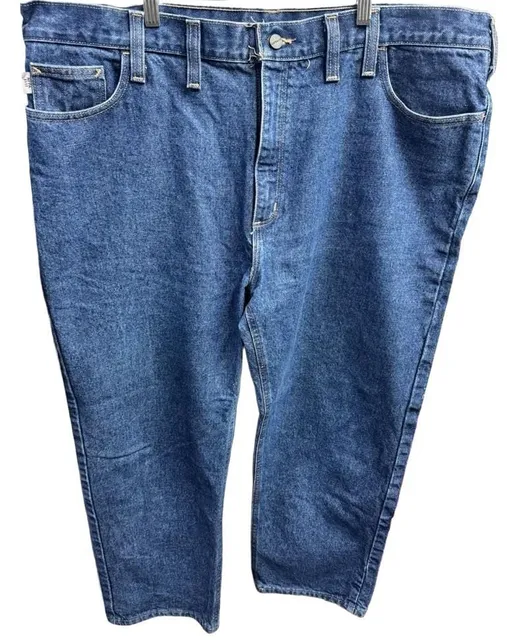 Carhartt FR 160 Mens 44x30 Flame Resistant Work Jeans Denim Plus ...,