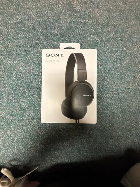 Sony MDR-ZX110 Stereo Headphones Black