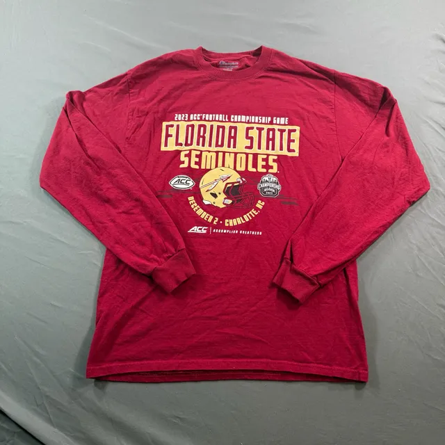 Champion Florida State Seminoles 2023 ACC Championship Long Sleeve Shirt M
