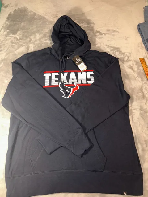 NWT men’s '47 Houston Texans Headline Pullover Hoodie Navy XXL