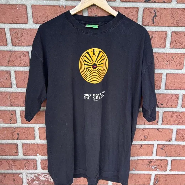 Tantra They Call Me The Seeker T-Shirt Size XL Black Cotton