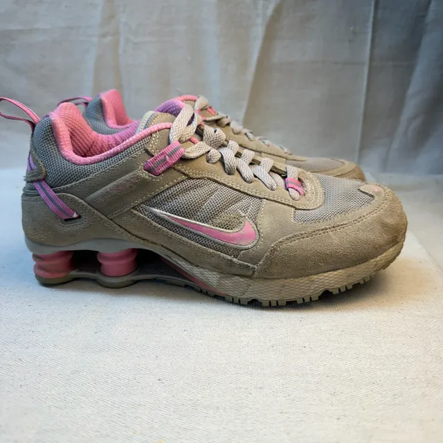 Nike Shox NZ Grey Pink Running Shoes