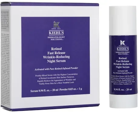 Kiehl's Dermatologist Retinol Fast Release Wrinkle-Reducing Night Serum