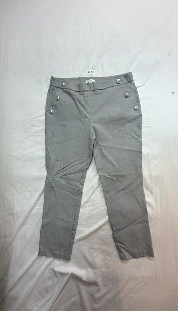 Jules & Leopold Houndstooth Pants Size L Black White
