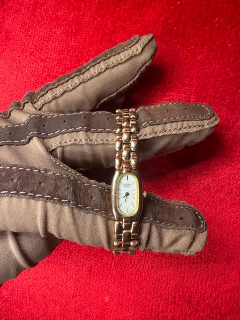 Citizen Elegance Gold Tone Oval Dress Watch
