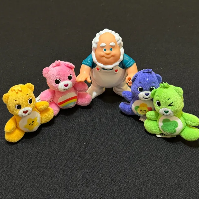 Care Bears Plush Toys with 1980s Kenner Cloud Keeper Figure