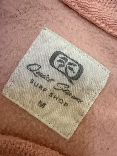 Quiet Storm Surf Shop Local Sweatshirt Size M Pink Embroidered Crewneck