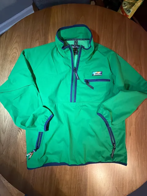 Manastash Anorak Jacket Size Usa M / Jpn L Green Half Zip Pullover