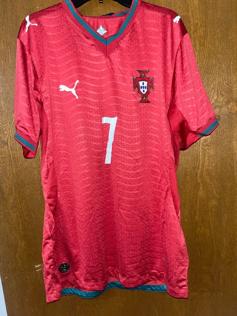 Puma Portugal Soccer Jersey Number 7 Red size L