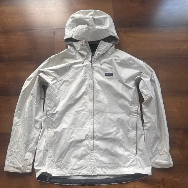 Patagonia Torrentshell 3L Jacket Size XL White