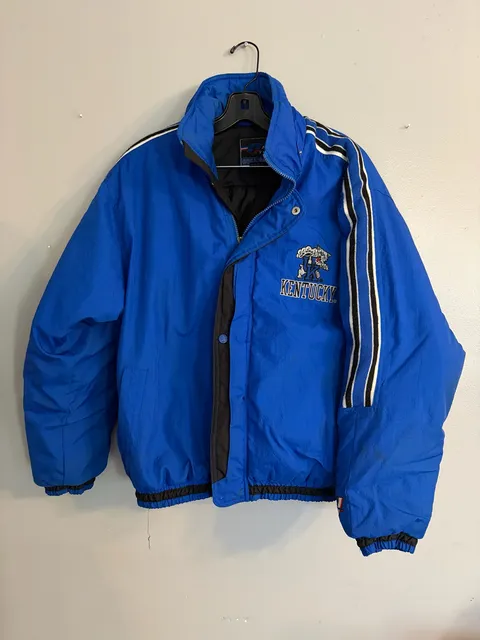 Pro Tuff Collegiate Kentucky Wildcats Jacket kids XL 18-20 Blue Puffer
