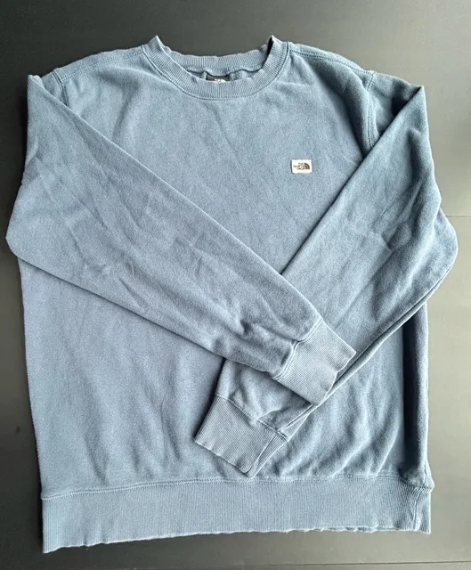 The North Face Sweatshirt Size L Blue Heritage Patch